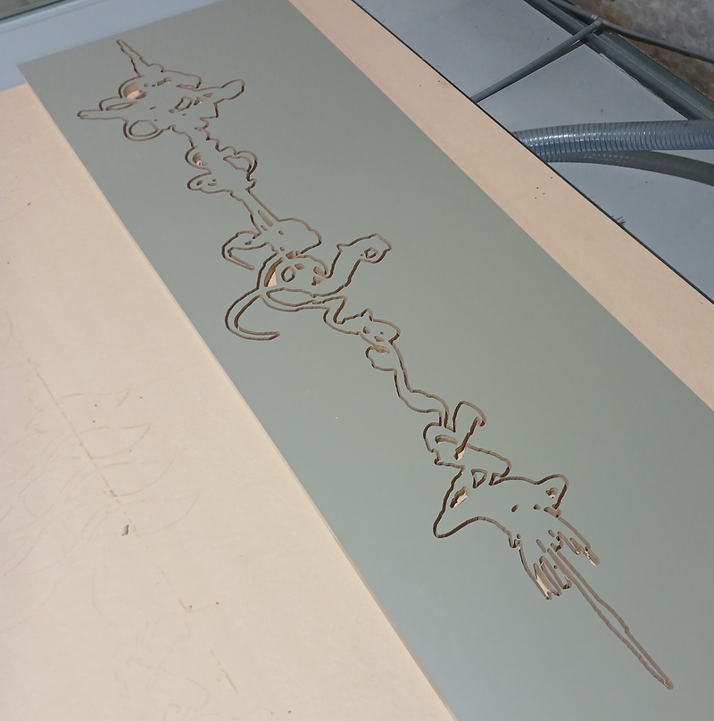 Laser cutting example