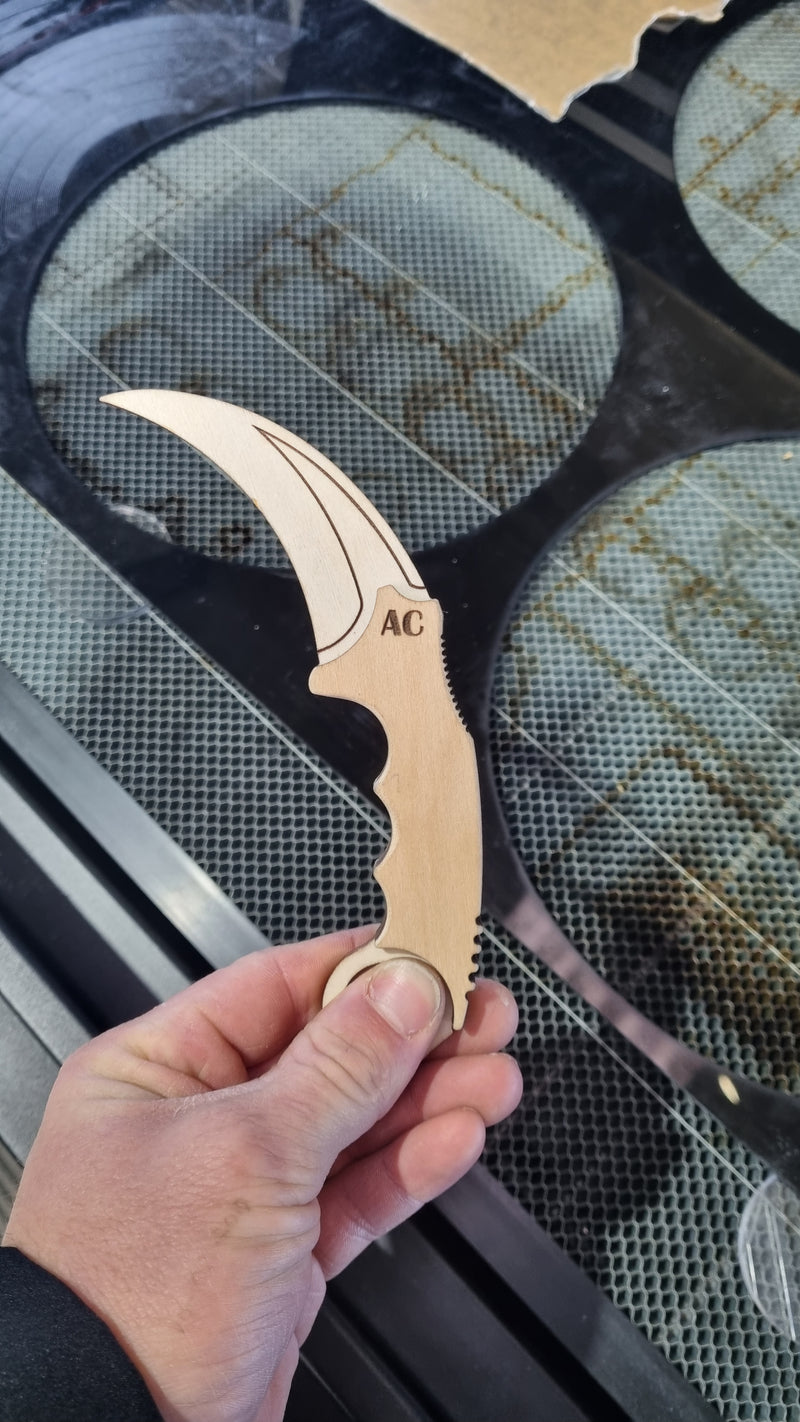 Laser cutting example